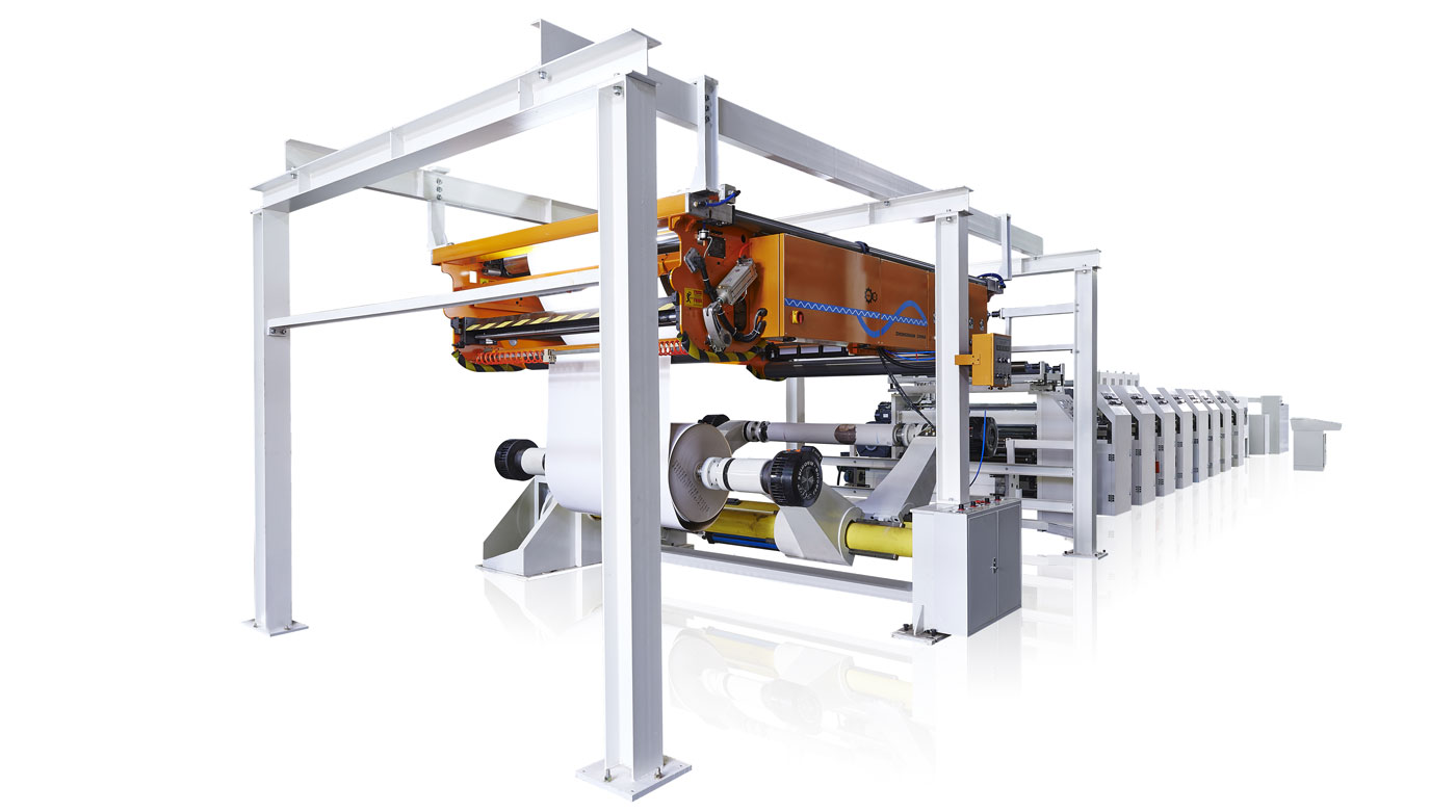 平走紙機組式柔版印刷機